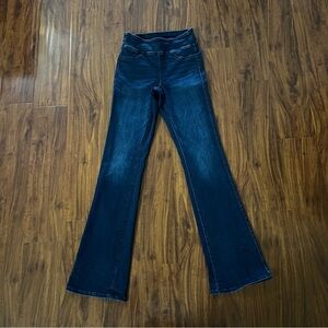 American Eagle Luxe Pull-On High Waisted Bootcut Jeans Dark Indigo size XS